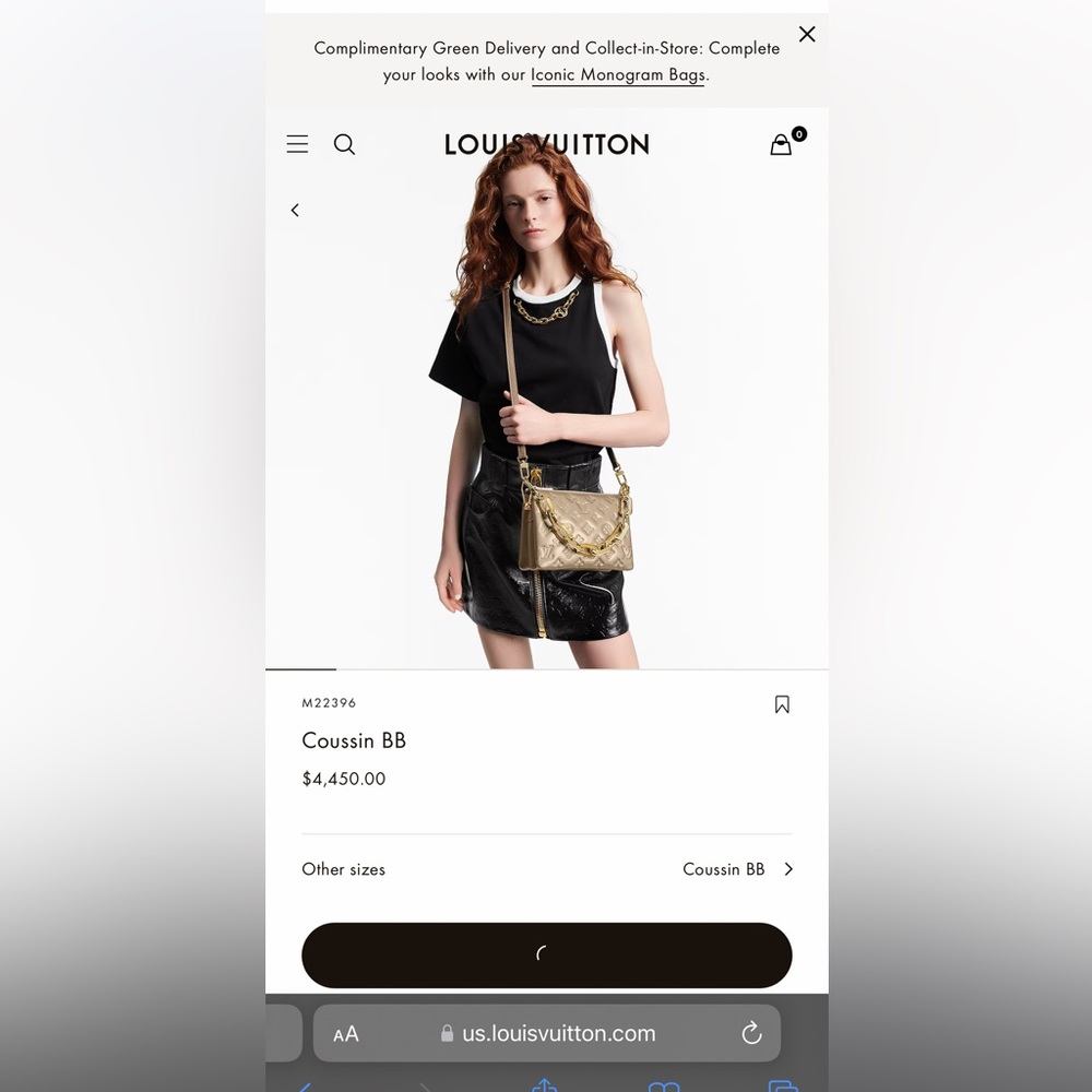 Louis Vuitton Coussin BB Brand new never worn or used